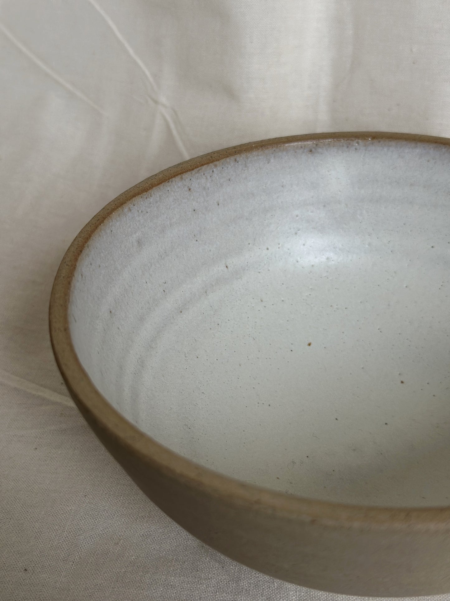 Bare White Bowl