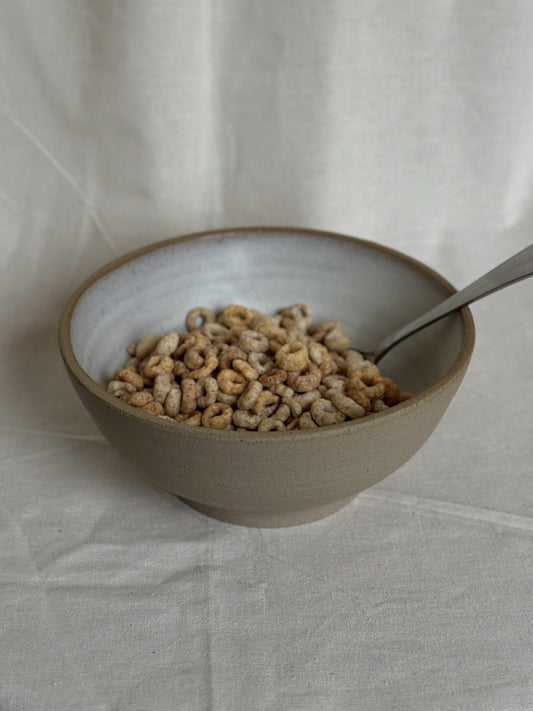 Bare White Bowl